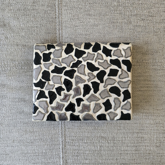 Valentino Garavani Vintage Night Leather Patched and Suede Purse / Clutch - Picture 7 of 11